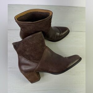 Corso Como Brown Leather Bootie women’s size 10